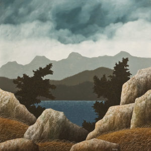 SOLD "Incoming Storm," by Ken Kirkby 36 x 36 - oil $3625 Unframed