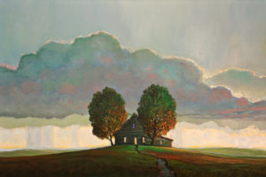 SOLD "The Pass Through," by Steve Coffey 24 x 36 - oil $2640 Unframed