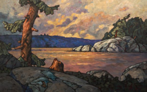 SOLD "Scattered Crests," by Phil Buytendorp 30 x 48 - oil $4450 Unframed