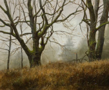 SOLD "Barren Limbs II" by Renato Muccillo 20 x 24 - oil $6300 in show frame