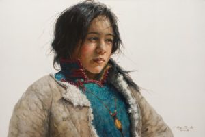 SOLD “Forethought” by Donna Zhang 24 x 36 – oil $6050 Unframed