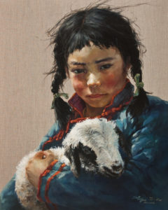 SOLD
"Keeper"
by Donna Zhang
24 x 30 – oil
$5420 (thick linen wrap)