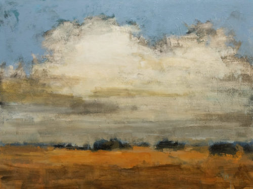 SOLD "Nuages" (Clouds) by Robert P. Roy 30 x 40 - acrylic $2450 Unframed, $3200 in show frame