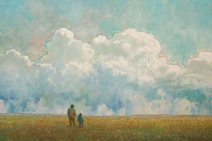"Soft Field Walk," by Steve Coffey 24 x 36 - oil $2820 Unframed