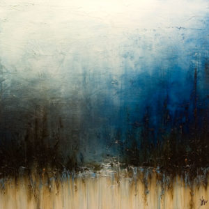 SOLD "I'll Meet You Here," by Laura Harris 48 x 48 - acrylic $8450 (thick canvas wrap)