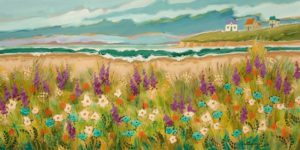 SOLD "The Island Point," by Claudette Castonguay 15 x 30 - acrylic $1100 Unframed