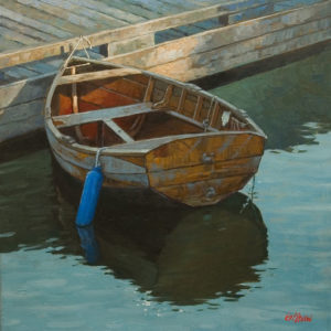 SOLD "Dreaming," by Graeme Shaw 20 x 20 - oil $1350 Unframed