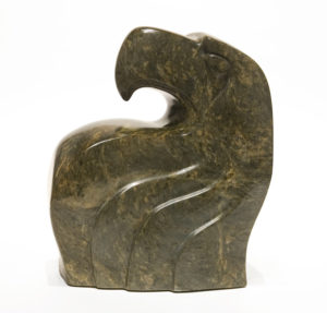 SOLD "Fearless Spirit," by Marilyn Armitage 9" (H) x 7 1/2" (L) - soapstone $800