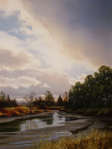 SOLD "September Shoreline" by Renato Muccillo 9 x 12 - oil $3200 Custom framed