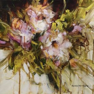 SOLD "Windswept" by Janice Robertson 12 x 12 – acrylic $730 Unframed