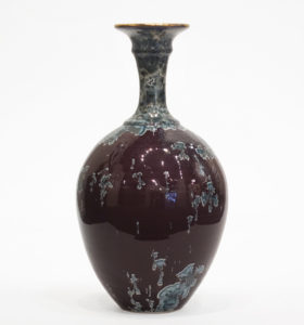 SOLD Vase (BB-4443) by Bill Boyd crystalline-glaze ceramic - 11 1/2" (H) $500