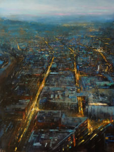 SOLD "The Days," by William Liao 30 x 40 - oil $3600 Unframed