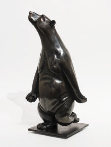 “Ginger” by Nicola Prinsen 15 1/2″ (H) x 7 1/2″ (W) x 6″ (L) – bronze (includes built-in rotating base) Edition of 18 $3950