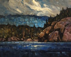 SOLD "Nocturnal Light," by Phil Buytendorp 16 x 20 - oil $1625 Unframed