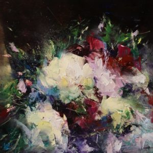 SOLD "New Morning," by William Liao 12 x 12 - oil $575 (unframed panel with 3/4" edges)