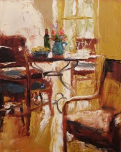 SOLD "Summer Room," by Paul Healey 16 x 20 - oil $1250 Unframed