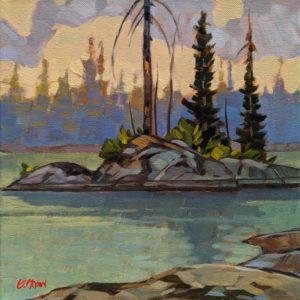SOLD "Pickerel Point," by Graeme Shaw 10 x 10 - oil $570 Unframed