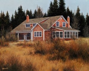 "The Summer House," by Merv Brandel 16 x 20 - oil $2525 Unframed