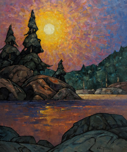SOLD "Warm Dawn," by Phil Buytendorp 20 x 24 - oil $2000 Unframed $2385 in show frame