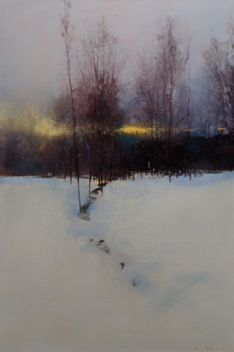 SOLD "New Day," by David Lidbetter 20 x 30 - oil $2300 Unframed