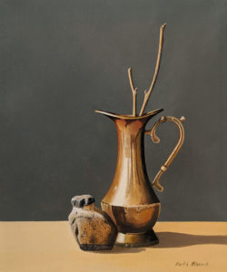 SOLD "Brass Pitcher," by Keith Hiscock 10 x 12 - oil $900 Unframed