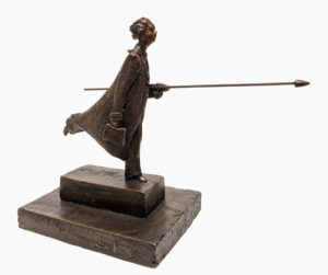 "The Dreamer," by Michael Hermesh 11" (H) x 14" (L) x 7" (W) - bronze Edition of 15 $4000