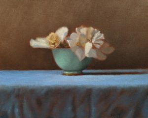 SOLD "Garden Flower," by Paul Healey 8 x 10 - oil $450 Unframed $650 in show frame