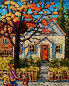 SOLD "October Colour," by Rod Charlesworth 8 x 10 - oil $750 Unframed $900 in show frame