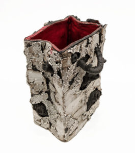 SOLD "Inside" (BEBL 115) by Bev Ellis ceramic - 8 1/2" (H) $170