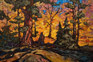 SOLD "October Blaze" by Phil Buytendorp 20 x 30 – oil $2090 Unframed $2730 Custom framed