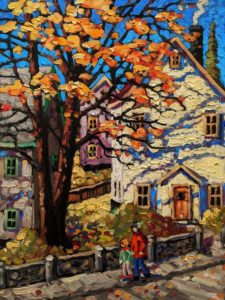 SOLD "Shades of Autumn," by Rod Charlesworth 12 x 16 - oil $1395 Unframed