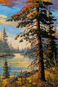 "Mystic Coast, Pacific Rim," by Rod Charlesworth 24 x 36 - oil $3295 (thick canvas wrap)