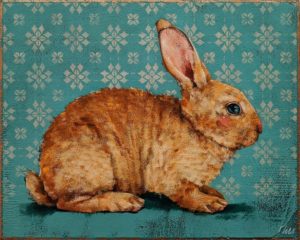 SOLD "Butterscotch," by Angie Rees 8 x 10 - acrylic $575 (unframed panel with 1 1/2" edges)