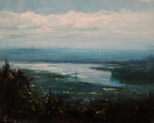 SOLD "The River of Time," by William Liao 16 x 20 $1235 Unframed