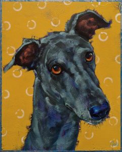 "Olive," by Angie Rees 8 x 10 - acrylic $575 (unframed panel with 1 1/2" edges)