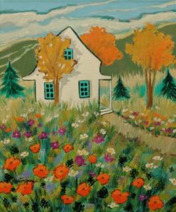 SOLD "A Beautiful Summer Day" by Claudette Castonguay 10 x 12 - acrylic $390 Unframed