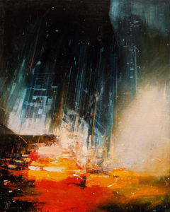 SOLD "Dreamscape 2," by William Liao 16 x 20 - acrylic $1235 Unframed