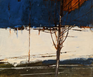 SOLD "In the Field," by David Lidbetter 10 x 12 - oil $1000 Unframed