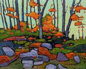 SOLD "October Palette," by Nicholas Bott 8 x 10 - oil $1090 Unframed