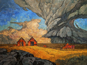 SOLD "Prairie Sweeper," by Phil Buytendorp 36 x 48 - oil $5200 Unframed
