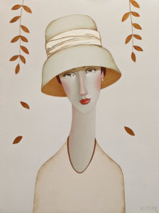 SOLD "Ashley," by Danny McBride 18 x 24 - acrylic $2350 (thick canvas wrap)