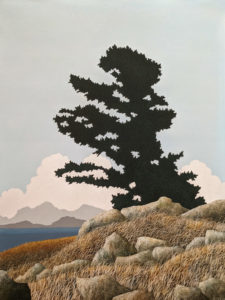 SOLD "A Place to Linger," by Ken Kirkby 30 x 40 - oil $3600 Unframed