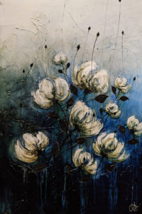 "The Smell of Fresh, Spring Rain," by Laura Harris 24 x 36 - acrylic $3460 (thick canvas wrap)