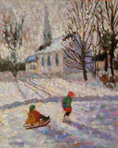 SOLD "Late Afternoon," by Paul Healey 8 x 10 - oil $450 Unframed