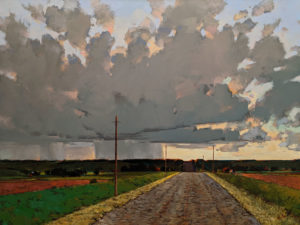 "The Way Home," by Min Ma 36 x 48 - acrylic $7440 Unframed