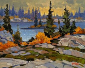SOLD "Bush Country Pond," by Graeme Shaw 8 x 10 - oil $535 Unframed