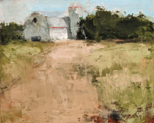 SOLD "Grange, Senneville," by Robert P. Roy (Barn in Senneville) 16 x 20 - oil $1100 Unframed