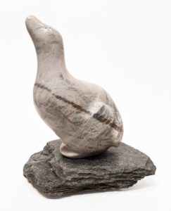 "Seal," by Herb Latreille 10 1/2" (H) including base - Rainforest marble $1300