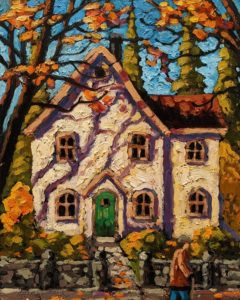 SOLD "Quiet Autumn Day, Halifax," by Rod Charlesworth 8 x 10 - oil $750 Unframed