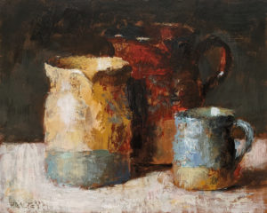 SOLD "Still Life with Cup," by Paul Healey 8 x 10 - acrylic $450 Unframed